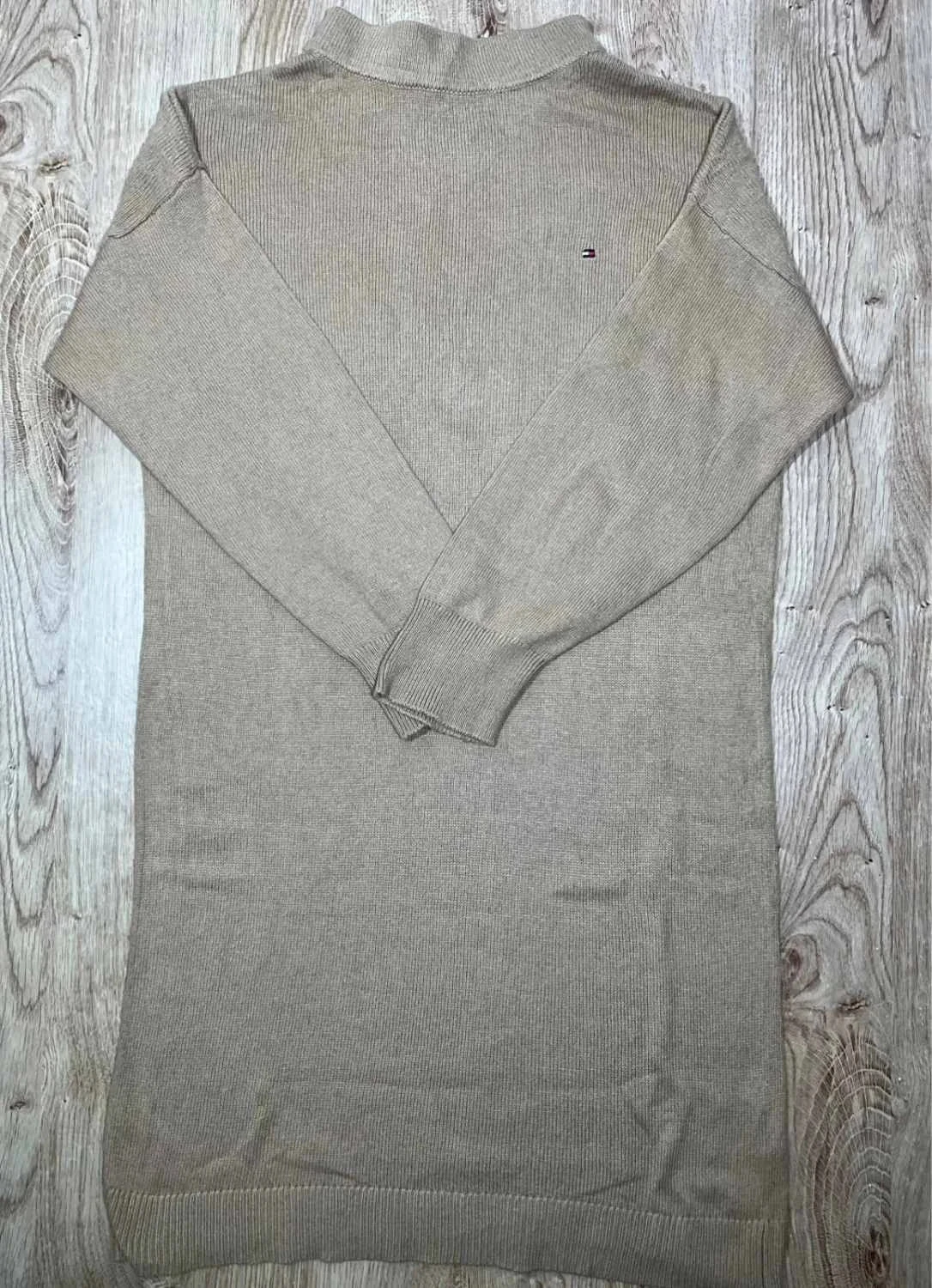 Tommy Hilfiger Women's L High Neck Pull Dress Beige – photo 2
